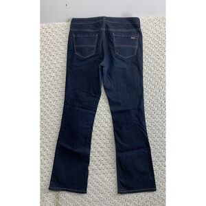 Dickies Genuine Slim Jeans Women 10 Reg Bootcut Dark Blue Denim W32 L31 W847295